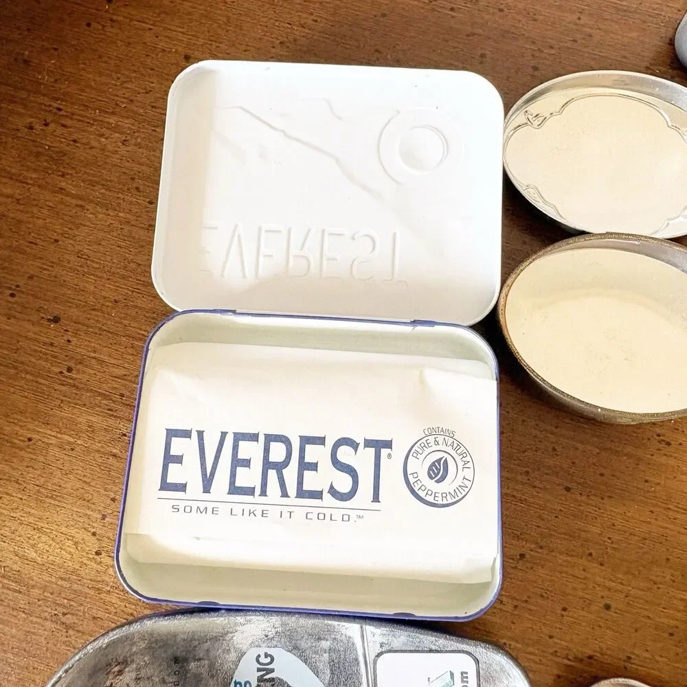 Lot Of Mint Tins Altoids Everest Web Fuel For Crafting Advertising
